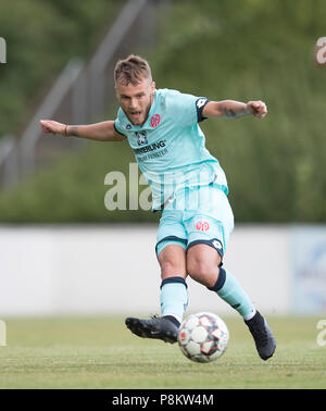 Alexandru MAXIM (MZ), Aktion, Fußball-Freundschaftsspiel, KFC Uerdingen - FSV FSV Mainz 05 (MZ) 1:2, am 12.07.2018 in Duisburg/Deutschland. | Verwendung weltweit Stockfoto