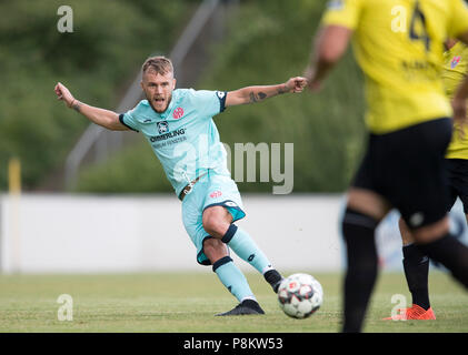 Alexandru MAXIM (MZ), Aktion, Fußball-Freundschaftsspiel, KFC Uerdingen - FSV FSV Mainz 05 (MZ) 1:2, am 12.07.2018 in Duisburg/Deutschland. | Verwendung weltweit Stockfoto