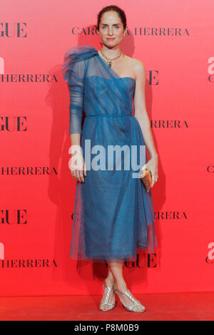 Madrid, Spanien. 12. Juli 2018. Carolina Herrera besucht die VOGUE Spanien 30. Jahrestag Party im La Casa de Velazquez in Madrid, Spanien. Juli 12, 2018. Credit: Jimmy Olsen/Medien Punch *** Keine Spanien***/Alamy leben Nachrichten Stockfoto