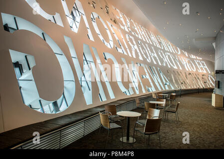 Welsh Millenium Center, Event Center, Innenansicht, Cardiff, South Glamorgan, Wales, Vereinigtes Königreich Stockfoto