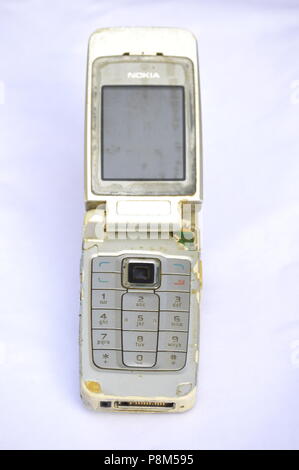 Verwendet Nokia Handys Stockfoto