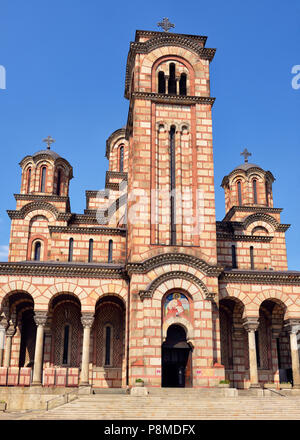 St Marks Kirche, Belgrad, Serbien Stockfoto