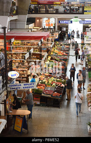 Wroclaw Markthalle Schlesien, Polen, Europa Stockfoto