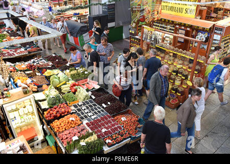 Wroclaw Markthalle Schlesien, Polen, Europa Stockfoto