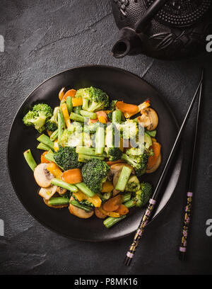 Gebratenes Gemüse Stockfoto