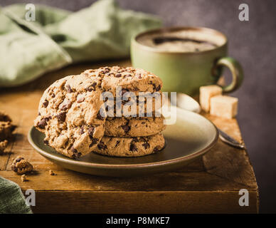 Chocolate Chip cookies Stockfoto