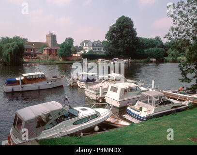 C 1990: England, Chilterns, Berkshire, Cookham, Themse Stockfoto