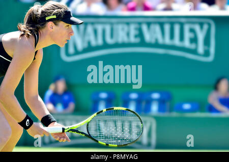 Johanna Konta (GB) spielen an der Natur Tal International, Eastbourne 27. Juni 2018 Stockfoto