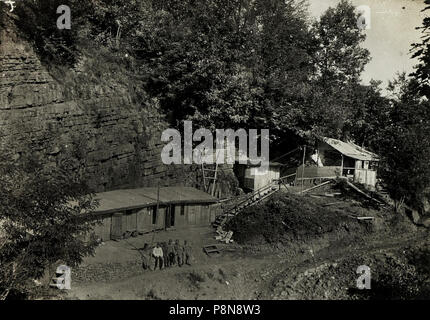 568 Unterkünfte österreichisch-ungarischer Truppen in Podgorahöhe, Infanteriebataillon 1-69, 11.9.1915. (BildID) 15593933 Stockfoto