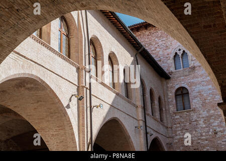 Historischen Gebäude von Foligno, Perugia, Umbrien, Italien: Palazzo Trinci Stockfoto
