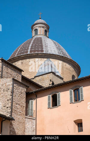 Historische Gebäude von Foligno, Perugia, Umbrien, Italien: der Dom Dom Stockfoto