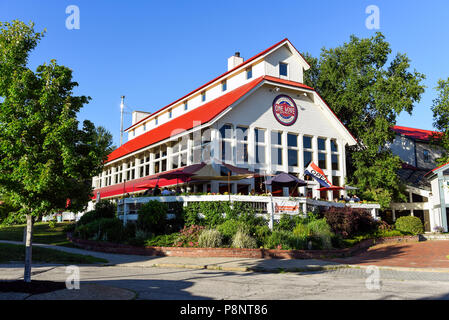 Eine liebe Brauerei in Lincoln, New Hampshire Stockfoto