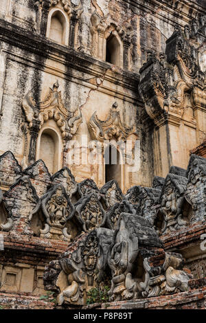 Ruinen von Lay Htat Gyi, Hanthawaddy, Myanmar (Birma) Stockfoto