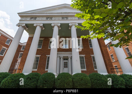 Winchester Hall Gebäude in der historischen Innenstadt von Frederick, Maryland Stockfoto