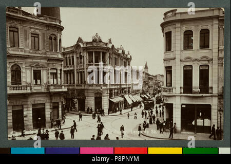 322 Guilherme Gaensly-São Paulo. Largo da Sé, Acervo do Museu Paulista da USP Stockfoto