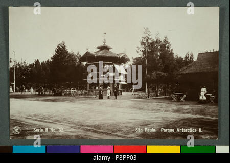 322 Guilherme Gaensly-São Paulo. Parque Antarktis II, Acervo do Museu Paulista da USP Stockfoto