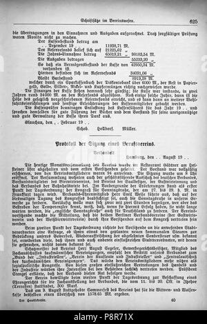 111 Der Haussekretär Hrsg. Carl Otto Berlin ca 1900 Seite 625 Stockfoto