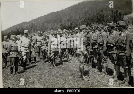 . 359 Karl I. besucht Folgaria (Vielgereuth), 15.5.1917 (BildID) 15552996 Stockfoto