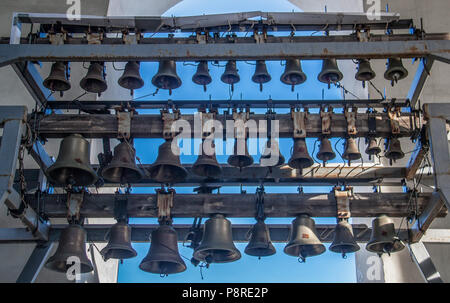 Kiew, Ukraine - die Hauptstadt der Ukraine ist eine faszinierende Mischung aus orthodoxen Geschichte und sowjetischen Erbe. Hier insbesondere der St. Sophia Kathedrale Stockfoto