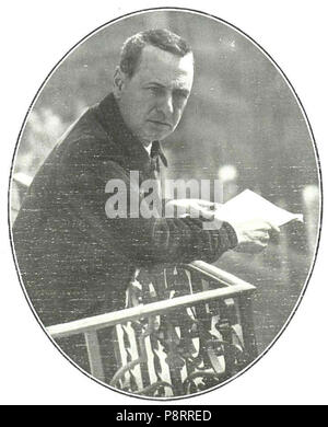 350 Joaquín Dicenta en El Balcón de Su Casa, de Campúa, La Esfera, 04-04-1914 Stockfoto