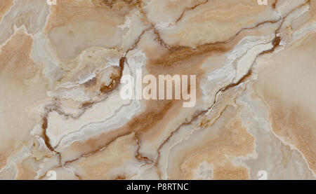 Elfenbein Onyx abstrakte Textur. Weiche Hintergrund. 2D-Darstellung. Natürliche Schönheit Stockfoto