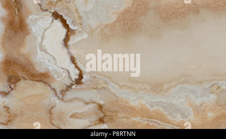 Elfenbein Onyx abstrakte Textur. Weiche Hintergrund. 2D-Darstellung. Natürliche Schönheit Stockfoto