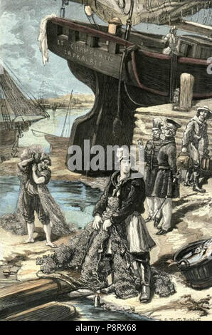 . 1 "Familie ohne Namen" von Georges Tiret-Bognet 24. Stockfoto