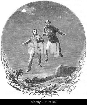 . 2 "Aus auf einem Kometen' von Paul Philippoteaux 002 Stockfoto