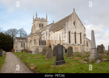 Alle Heiligen Pfarrkirche - Root Canal Therapy in Elmet, Yorkshire Stockfoto