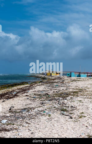 Aruba - Beach Hut in der Nähe von Boca Prins Stockfoto