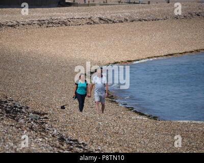 Sheerness, Kent, Großbritannien. 13. Juli 2018. UK Wetter: ein sonniger und warmer Tag in Sheerness, Kent. Credit: James Bell/Alamy leben Nachrichten Stockfoto