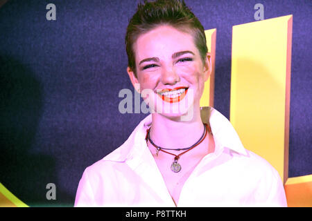 Rom, Italien, 12. Juli 2018 - Hotel de Russie - Film Präsentation GLI INCREDIBILI 2 Die Italienische stimmen Bebe Vio (Voyd) Credit: Giuseppe Andidero/Alamy leben Nachrichten Stockfoto