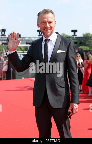 Simon Pegg die Teilnahme an der 'Mission: Impossible - Fallout' Weltpremiere im Palais de Chaillot am 12. Juli 2018 in Paris, Frankreich. Stockfoto