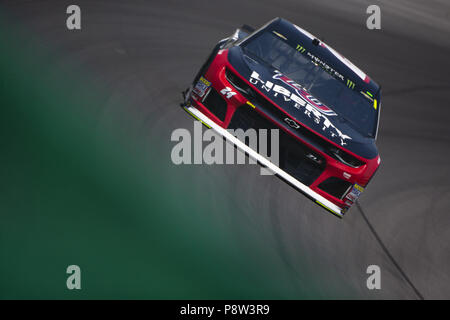 Sparta, Kentucky, USA. 13. Juli 2018. William Byron (24) Praktiken für die Quaker State 400 an der Kentucky Speedway in Sparta, Kentucky. Credit: Stephen A. Arce/ASP/ZUMA Draht/Alamy leben Nachrichten Stockfoto