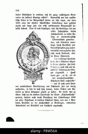 46 Aus Schubarts Leben und Wirken (Nägele 1888) 218 Stockfoto