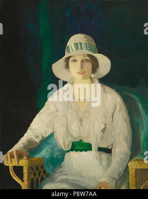 Malerei; Öl auf Holz; gesamt: 96,5 x 76 cm (38 x 29 15/16 in.); 54 George Bellows - Florenz Davey (1914) Stockfoto