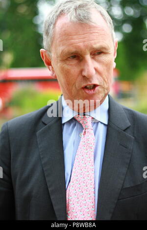 NIGEL EVANS MITGLIED DES PARLAMENTS dargestellt in Westminster, London, Großbritannien, am 10. Juli 2018. MPS. Die britischen Politiker. Stockfoto