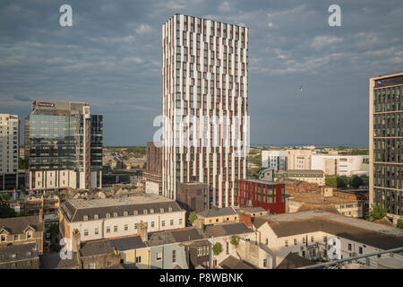 Bridge Street. Cardiff neueste Studentenwohnheim. Bitte Quelle: PHILLIP ROBERTS Stockfoto