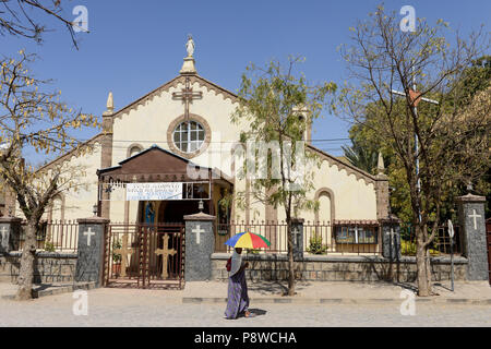 Äthiopien, Dire Dawa, katholische Kirche St. Augustine Stockfoto