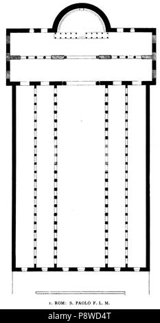 . 106 Dehio 17 San Paolo fuori le Mura. Stockfoto