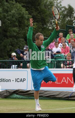 Liverpool, Großbritannien, Martina Hingis und John MCENROE SPIELEN BEI LIVERPOOL TURNIER credit Ian Fairbrother/Alamy Stockfotos Stockfoto