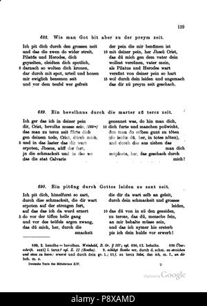 . 114 Deutsche Texte des Mittelalters Bd XIV 129 Stockfoto