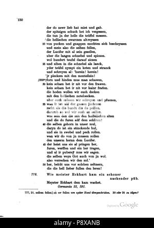 . 114 Deutsche Texte des Mittelalters Bd XIV 150 Stockfoto