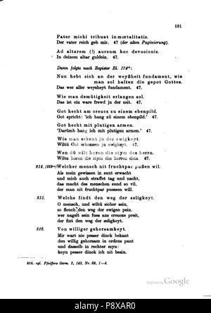 . 114 Deutsche Texte des Mittelalters Bd XIV 181 Stockfoto