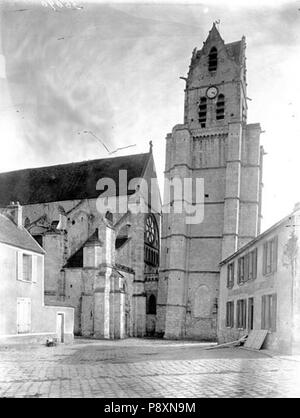 268 Eglise Saint-Martin-Clocher - Etampes - Médiathèque de l'architecture et du patrimoine - APMH 00036090 Stockfoto