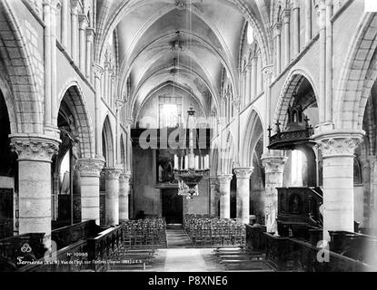 269 Eglise Saint-Rémy-Nef, choeur - Ferrières-Médiathèque de l'architecture et du patrimoine - APMH 00010985 Stockfoto