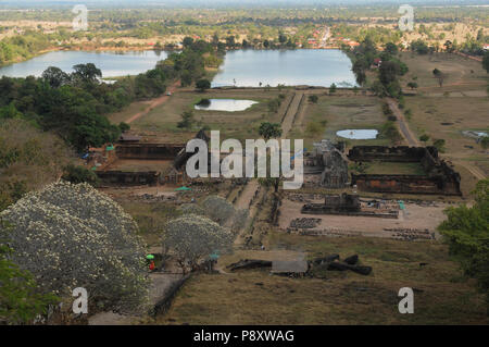 Khmer Tempel und Weltkulturerbe Vat Phou in der Nähe von Champasak im Süden Laos Stockfoto