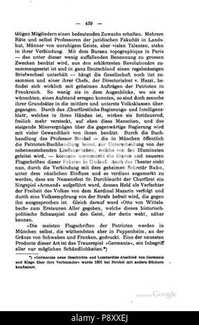 . 304 Geschichte des Illuminaten-Ordens (Engel) 439 Stockfoto