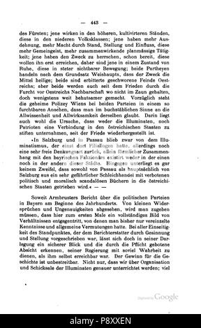 . 304 Geschichte des Illuminaten-Ordens (Engel) 443 Stockfoto