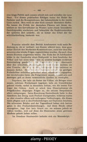 . 304 Geschichte des Illuminaten-Ordens (Engel) 445 Stockfoto